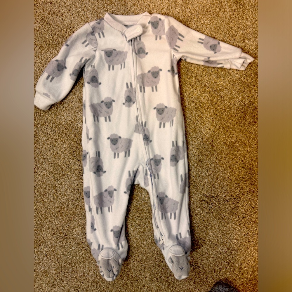 Carters footed pajamas